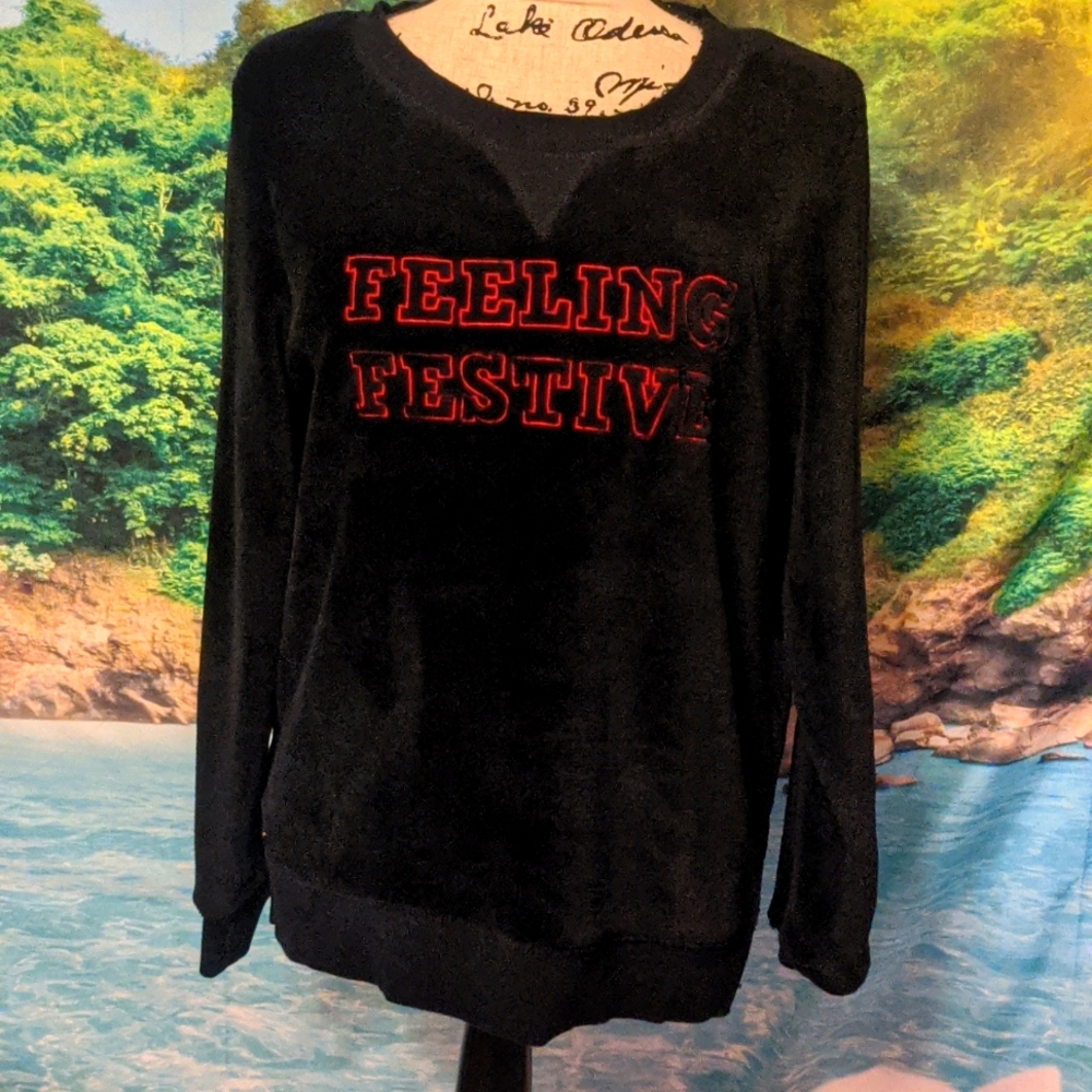 Soft feeling festive sweater